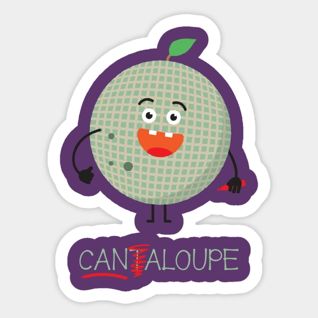 CANaloupe Can! Sticker by SchaubDesign